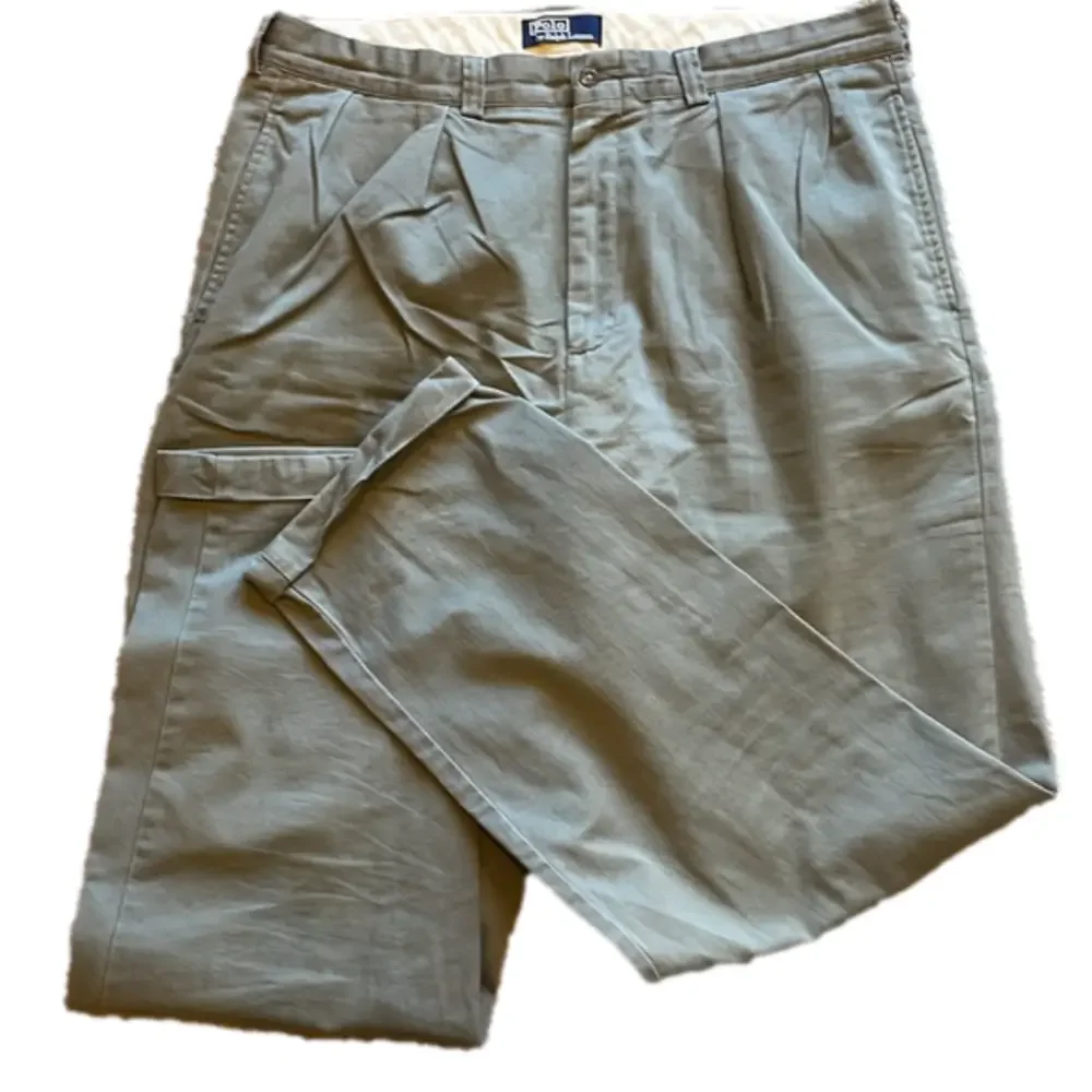 Polo Ralph Lauren Mens 38 Light Olive Cotton Chino Pants